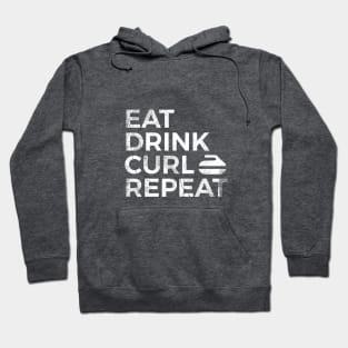 Eat Drink Curl Repeat Hoodie